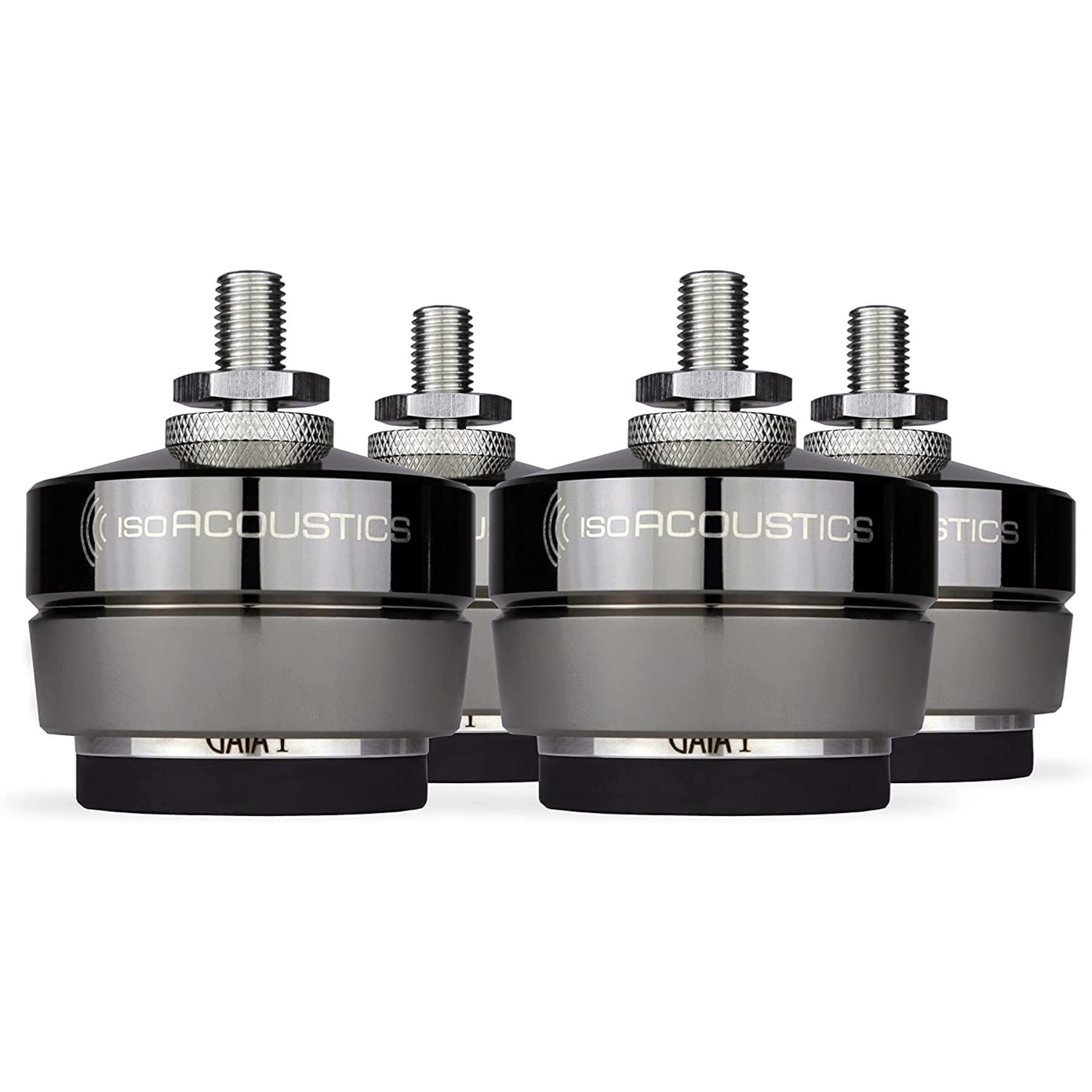 IsoAcoustics GAIA Series Speaker Isolation Feet - Set of 4 for Home Audio & Studio Monitors - Reduce Vibrations & Improve Sound Quality