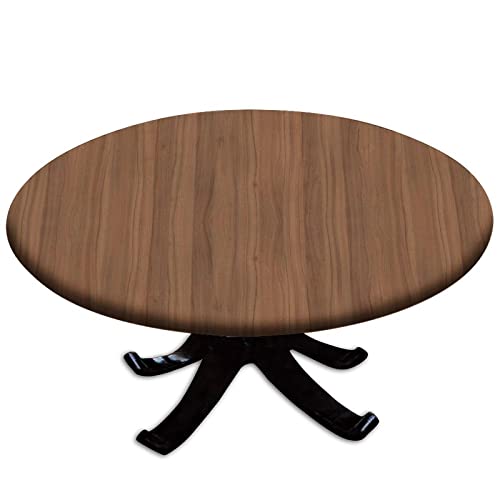 Wood Grain Fitted Tablecloth-11
