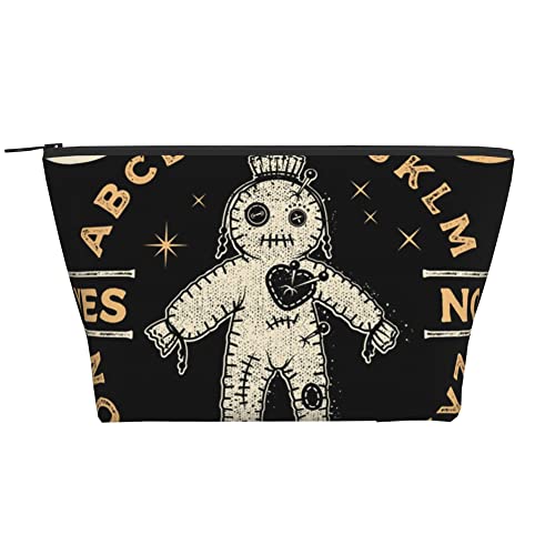 board with a voodoo doll occultism set