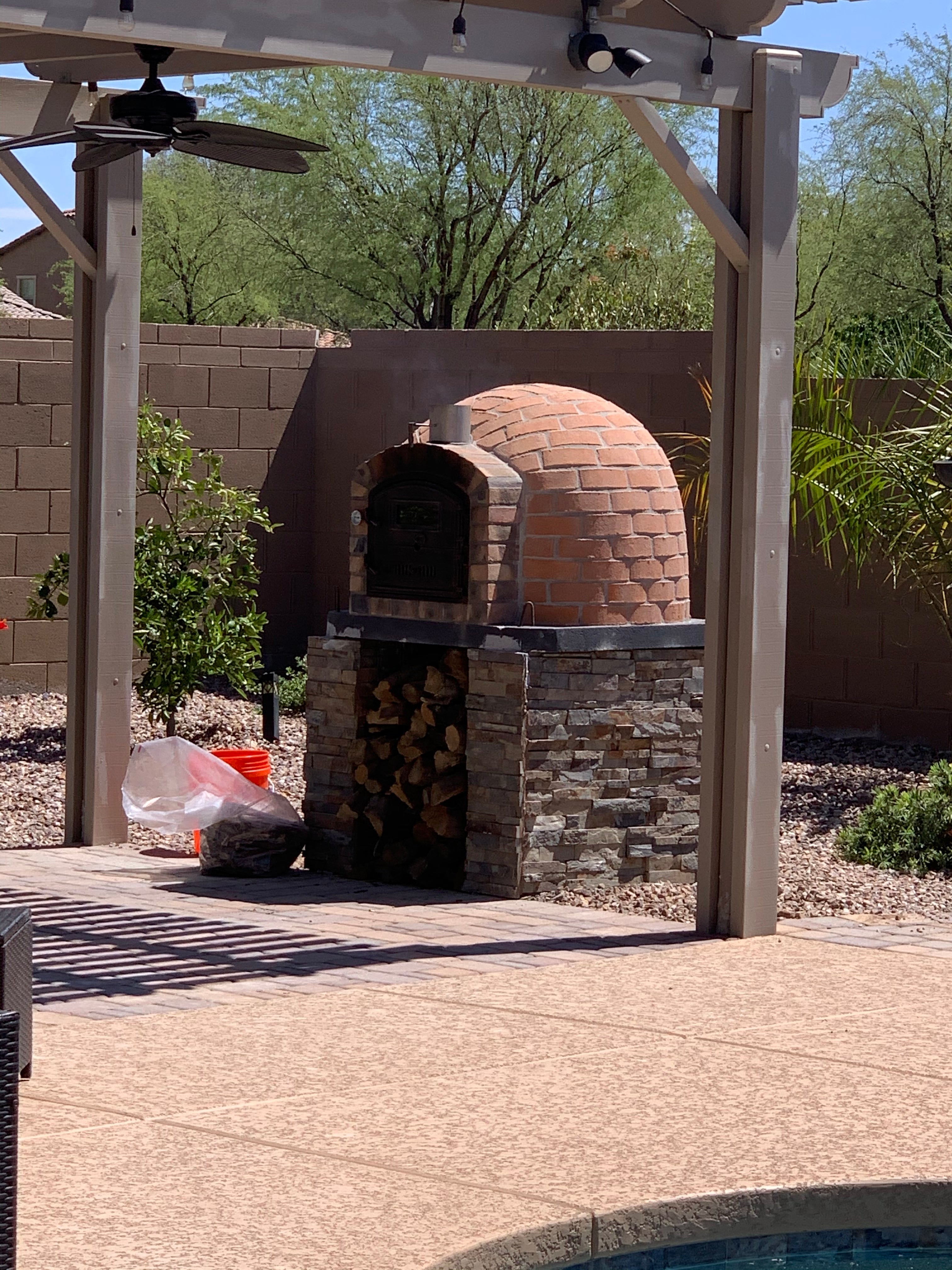 Premium Rustic Lisboa Hybrid Pizza Oven - Best Seller for Outdoor Cooking, Backyard Parties & Authentic Wood-Fired Pizza at Home