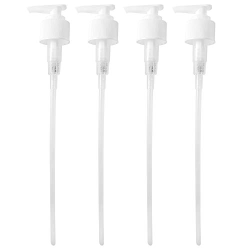 2cc Pump Dispenser 4-Pack for Lotion, Soap & Hand Sanitizer - Home & Office Use