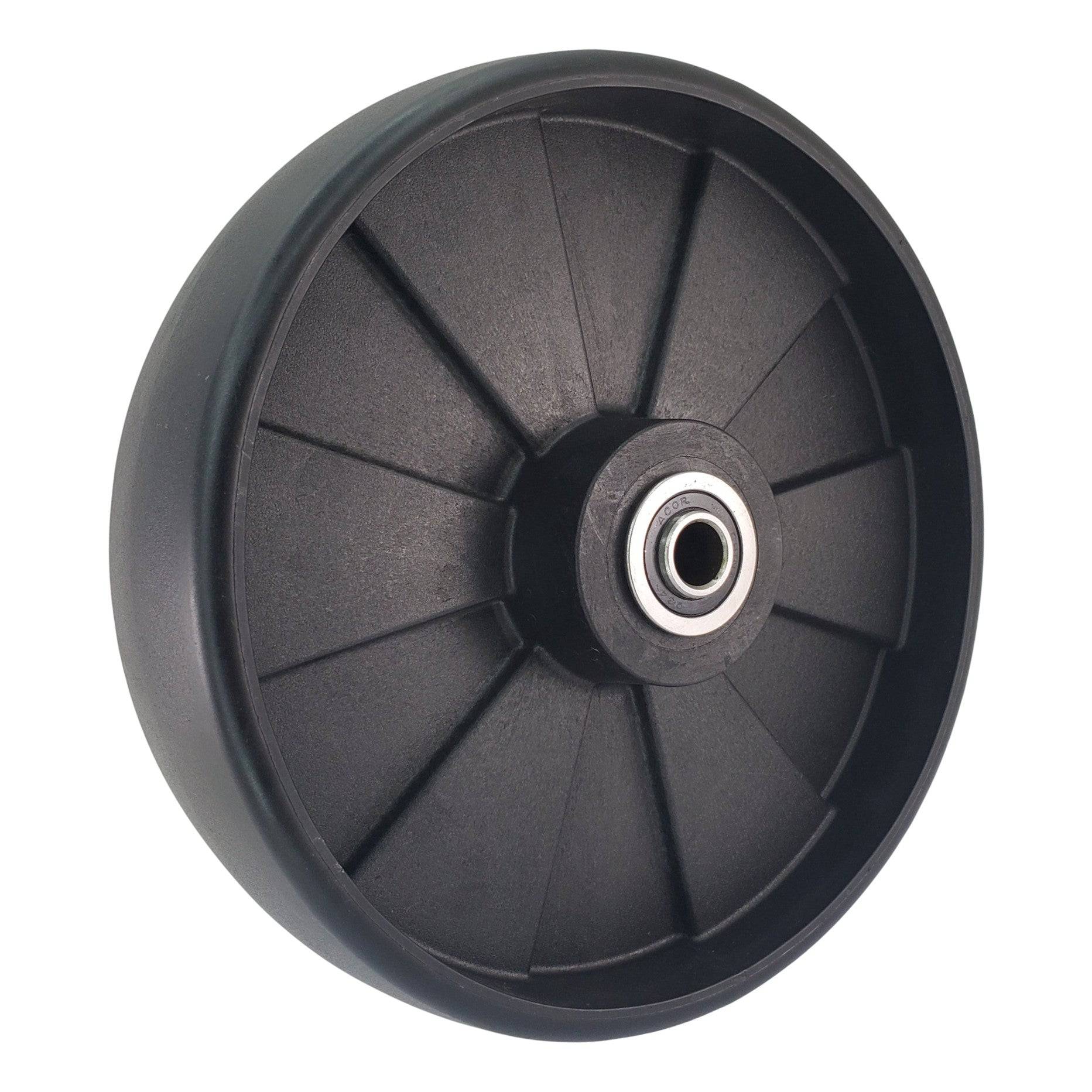 8 x 2 MaxRok Precision Ball Bearing Wheels - 1200 Lbs Heavy Duty Capacity - Ideal for Carts, Trailers & Industrial Equipment