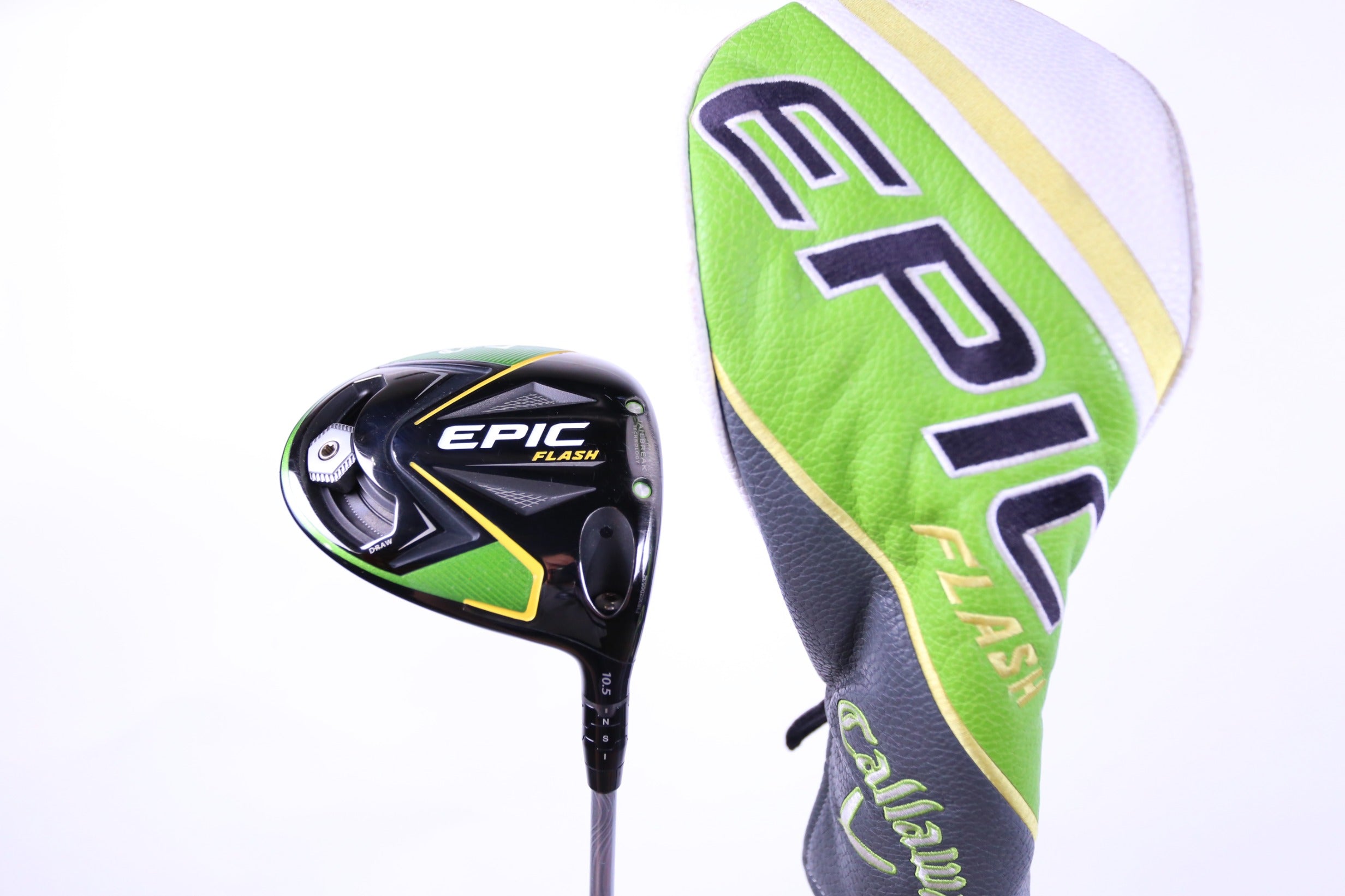 Used Callaway Epic Flash Driver 10.5° Stiff Flex Project X EvenFlow Right Hand Golf Club - Perfect for Improving Distance & Accuracy on the Course
