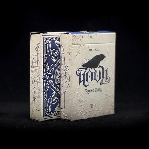 Premium RAVN IIII Blue Playing Cards by Stockholm17 - Elegant Design for Magic Tricks, Cardistry & Poker Nights