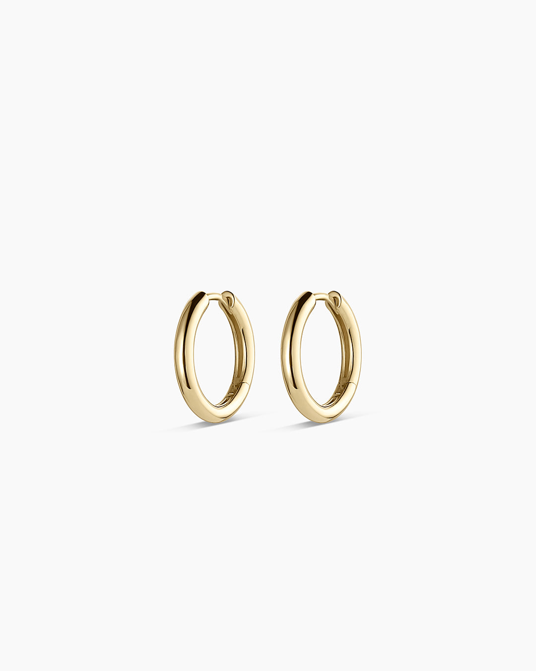 14K Gold Huggie Hoop Earrings for Women - Minimalist Everyday Hoops for Cartilage, Helix, or Lobe Piercing - Perfect for Work, Date Night & Casual Wear