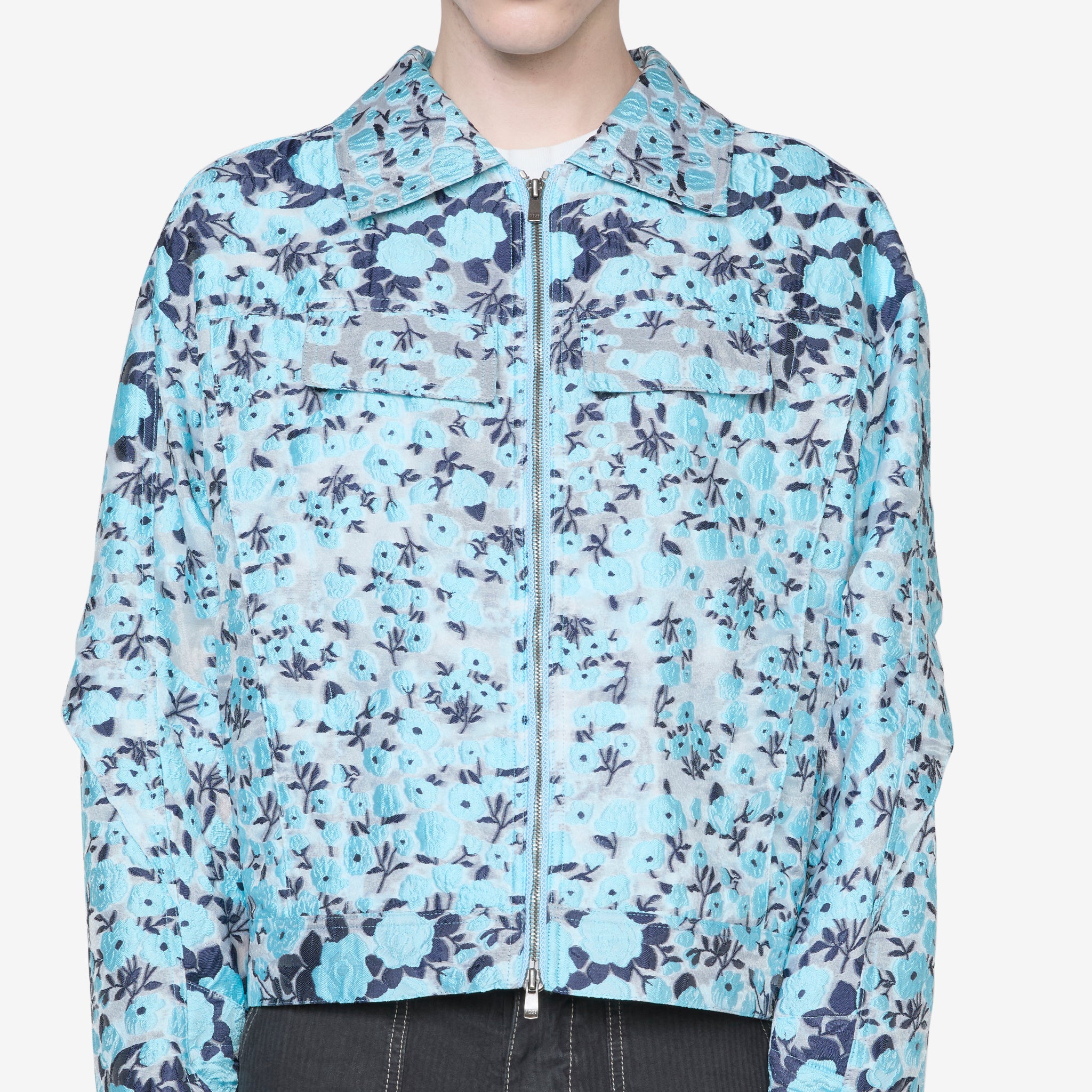 Fabrian Women's Stylish Zip Up Jacket - Sky Blue Lightweight Outerwear for Spring & Fall | Perfect for Casual Wear, Outdoor Activities & Travel