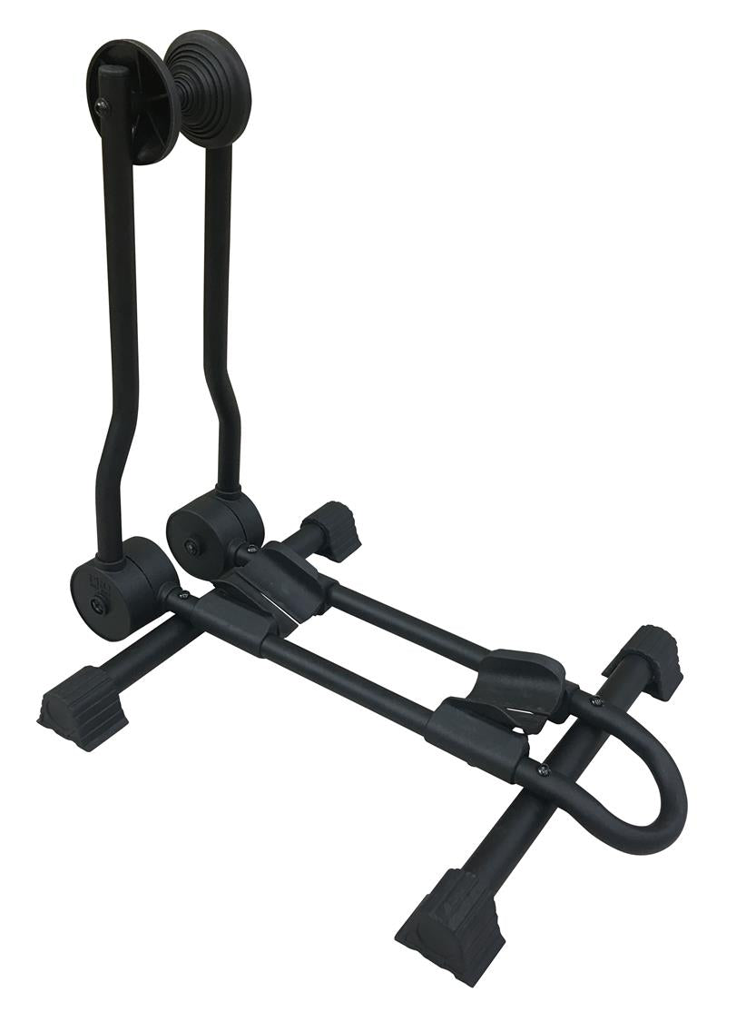 Portable Roam Folding Bike Stand - Adjustable Bicycle Parking Rack for Indoor/Outdoor Use - Perfect for Garage, Apartment & Camping Storage