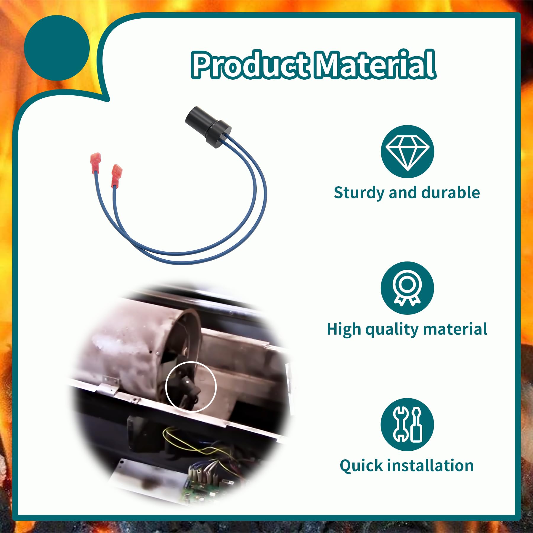 Reddy Heater PP236 Photocell Replacement Part - Compatible with Remington Master & Knipco Heaters (M16656-24) - Perfect for Garage, Workshop & Outdoor Heating