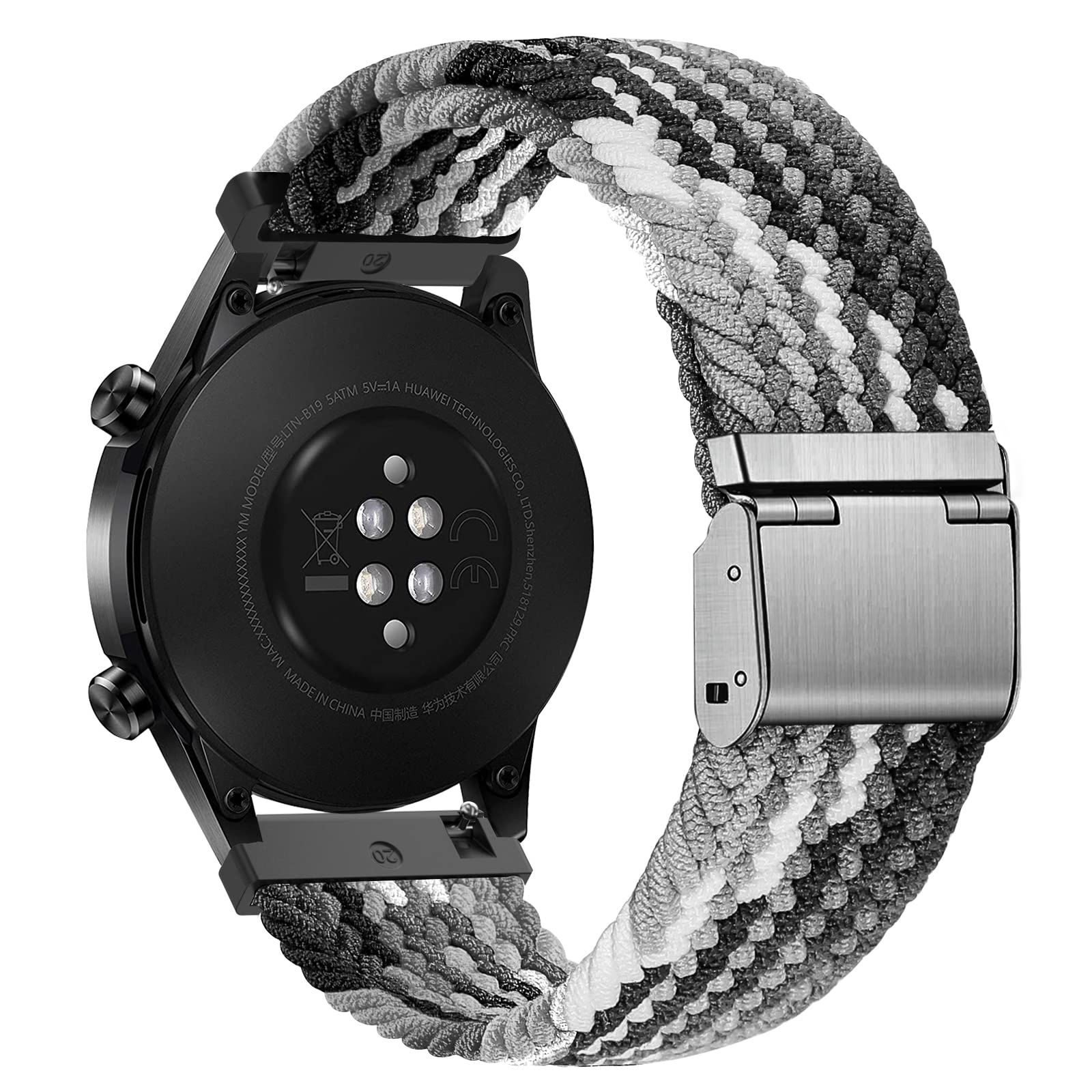 Hatolove 22mm Watch Band for Huawei & Galaxy Watches - Perfect for Workouts & Daily Wear
