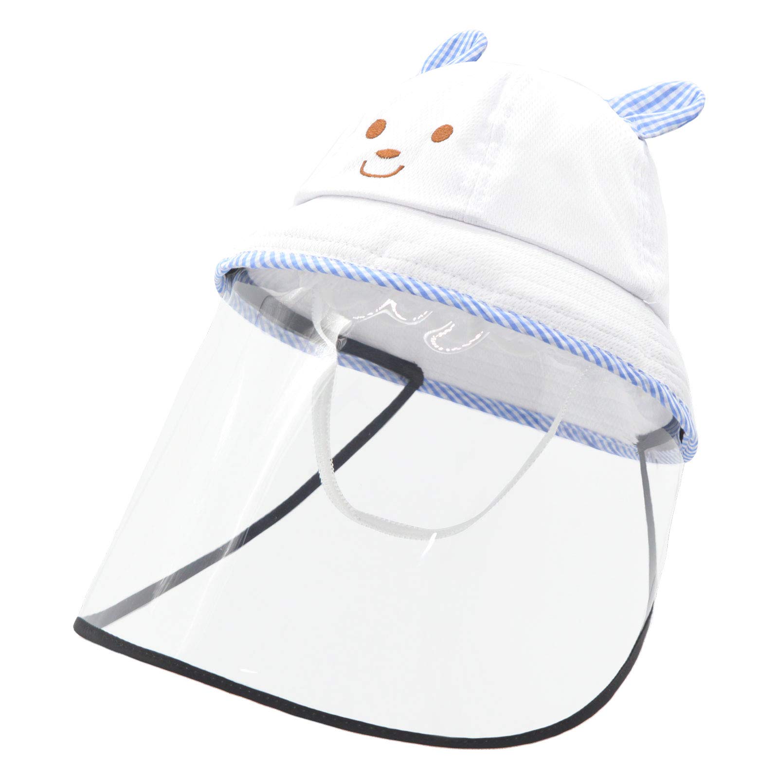 Duoyeree Baby Sun Hat for Boys & Girls - UPF 50+ Summer Beach Hat, Toddler Cotton Swim Hat with Cute Animal Designs - Perfect for Outdoor, Pool, Beach & Sun Protection