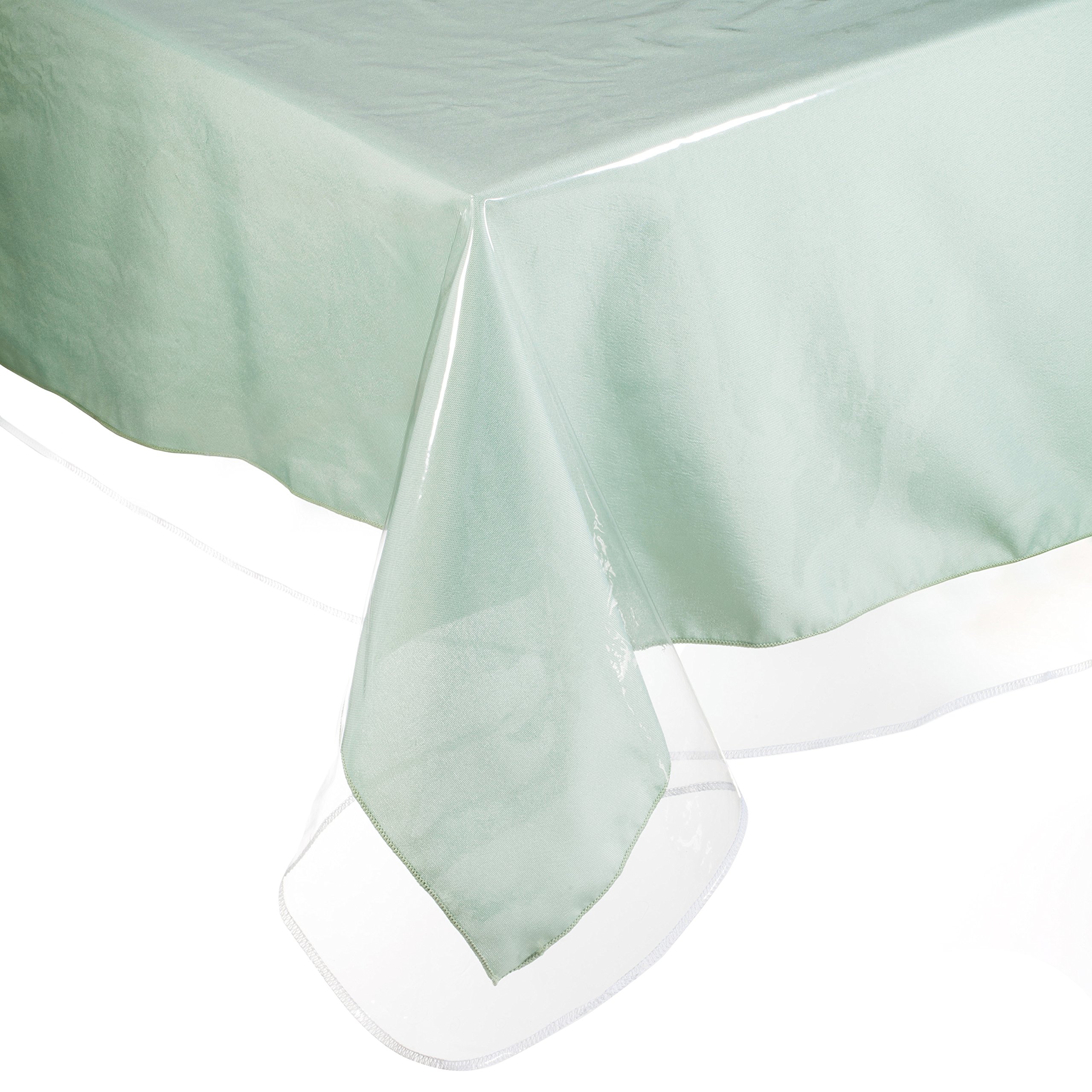Heavy Duty 6 Mil Clear Vinyl Tablecloth 54