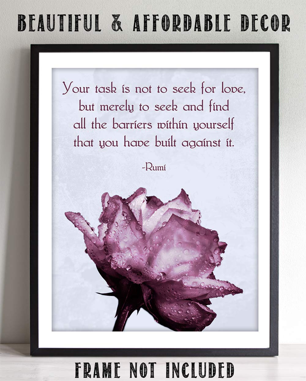 TJ Originals - Inspirational Wall Art Prints 11x14, Zen & Spiritual Decor - Perfect for Home & Office Motivation
