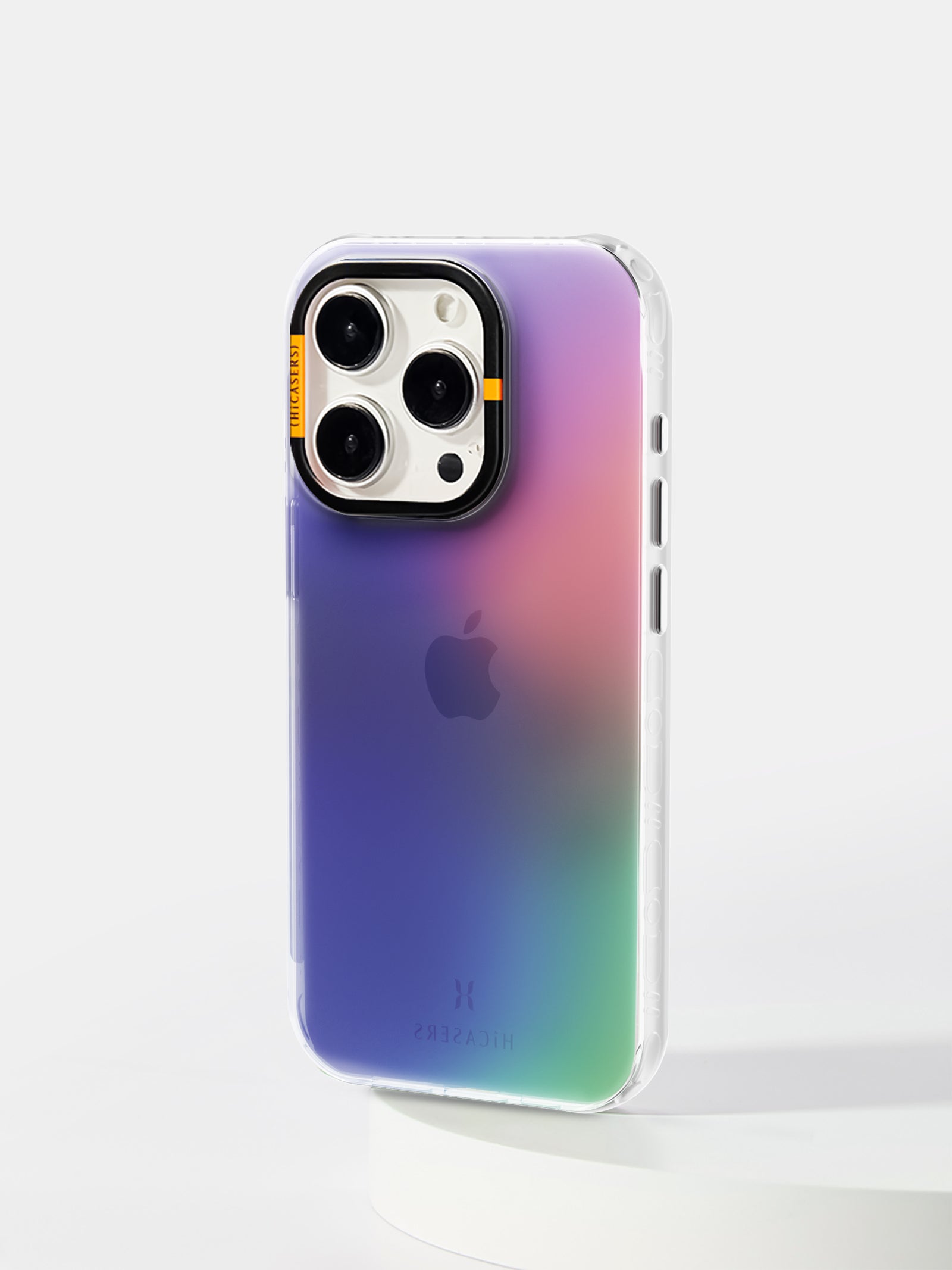 Colorful Radiance Iridescent Phone Case for iPhone & Samsung - Navy Blue Shimmering Protective Cover for Everyday Use & Special Occasions