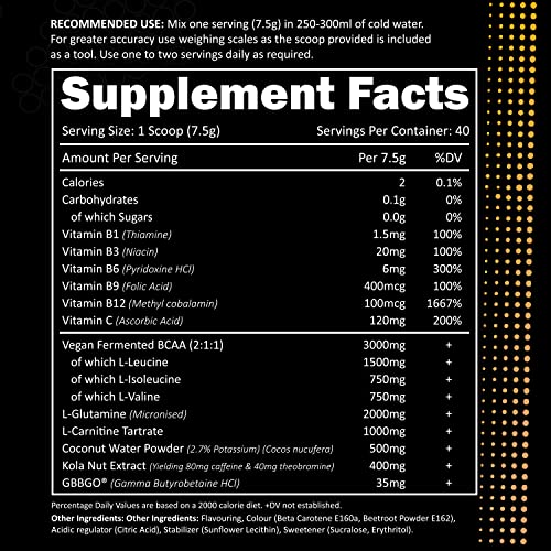 Efectiv Nutrition Amino Lean 240g - Sunset Mango Flavor | Pre-Workout & Post-Workout Recovery Supplement for Energy & Muscle Growth | Ideal for Gym, Fitness & Bodybuilding