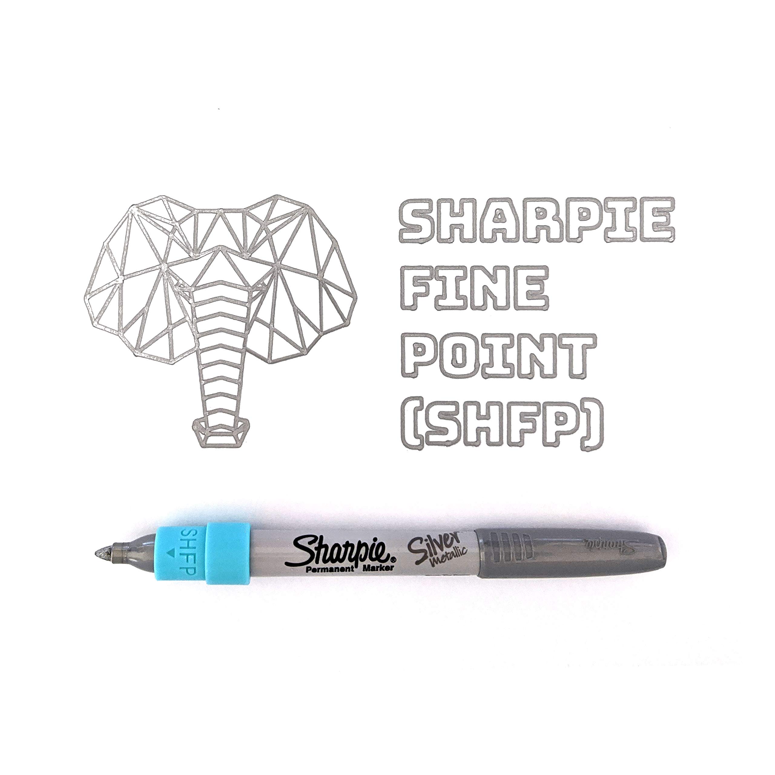 Sharpie Pen Adapters for Cricut Machines (Set of 4) - Compatible with Explore Air 1, 2 & Maker - DIY Crafting, Vinyl Cutting, Scrapbooking & Card Making Accessories