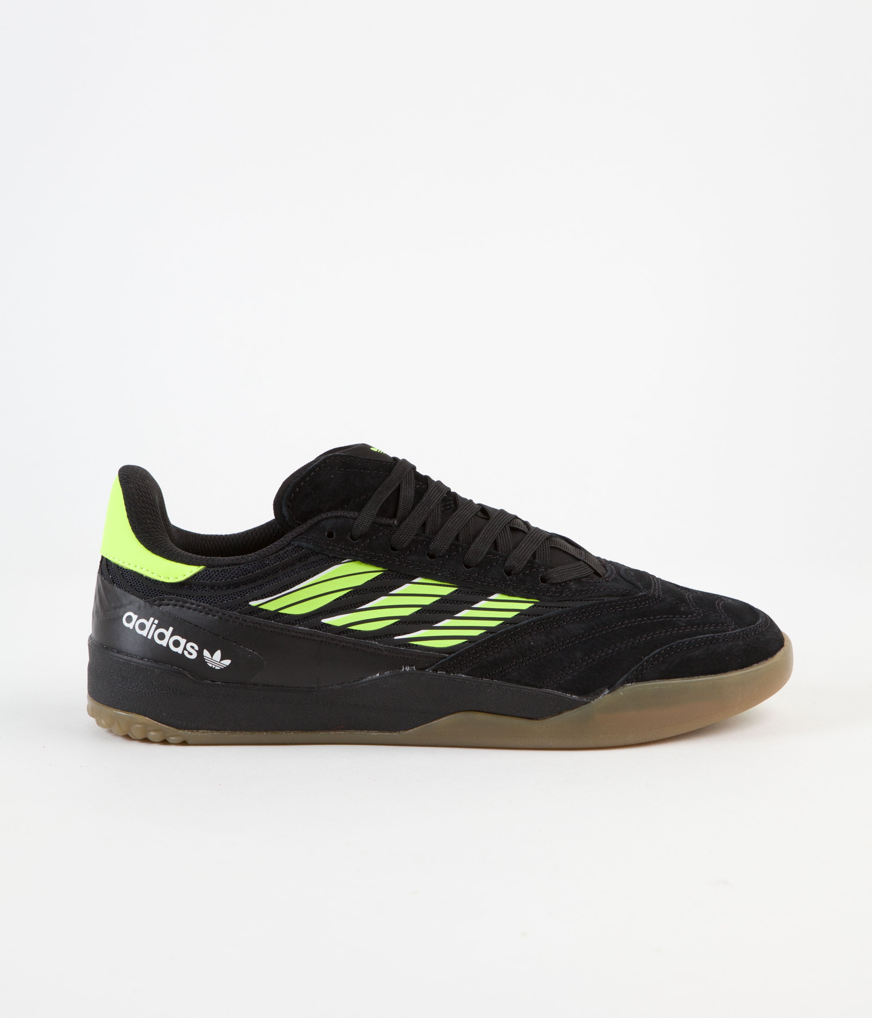 Adidas Copa Nationale Soccer Cleats - Core Black / Signal Green / Gum Sole - Perfect for Football Matches & Training Sessions