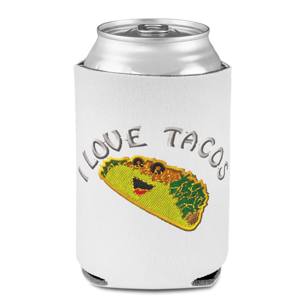 Taco-Themed Drink Sleeves for Cans - Insulated Beer Cooler Covers for Scuba Foam Parties & Summer BBQs | Keep Beverages Cold at Pool Parties & Outdoor Events