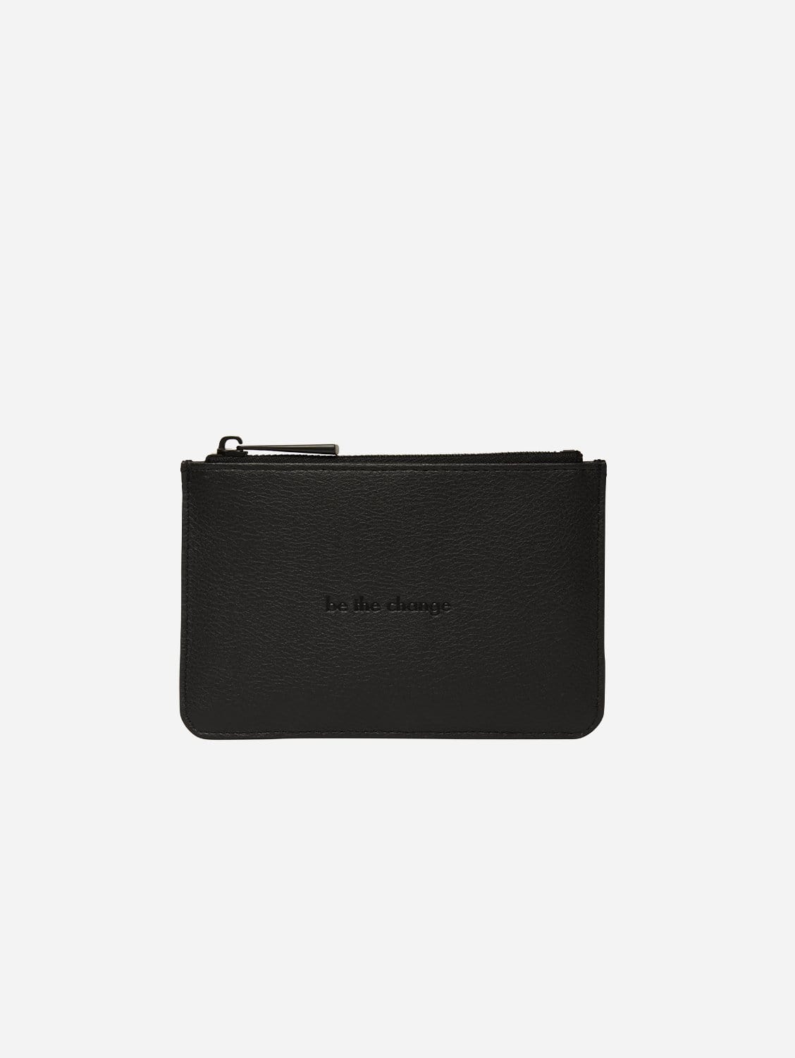 Vegan Leather Apple Card Holder Pouch - Slim RFID Blocking Wallet for Credit Cards & ID | Perfect for Travel, Minimalist Wallets & Everyday Carry (Black)