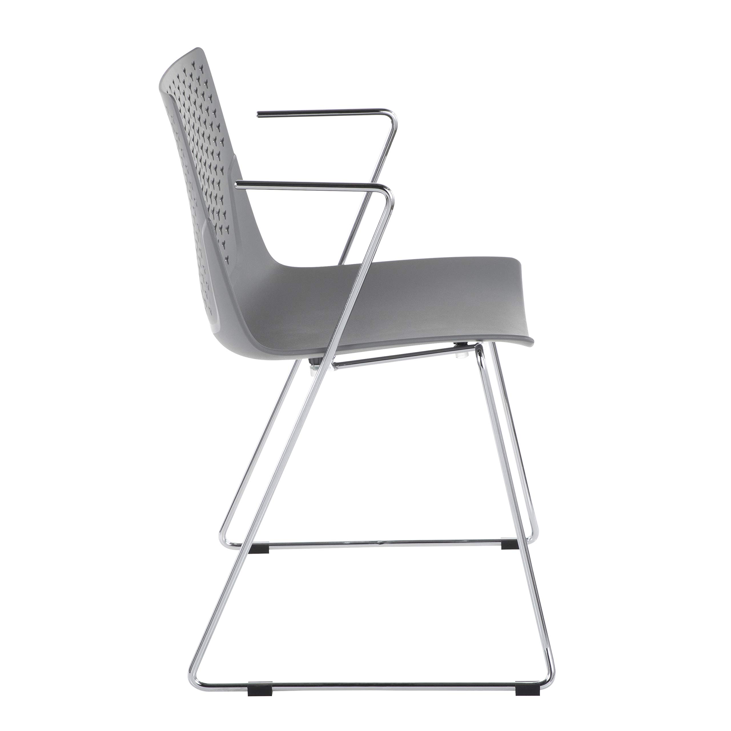 LumiSource Matcha Green Upholstered Dining Chairs Set of 2 - Modern Kitchen Chairs with Padded Seat for Dining Table - Perfect for Small Spaces, Breakfast Nooks & Contemporary Dining Rooms