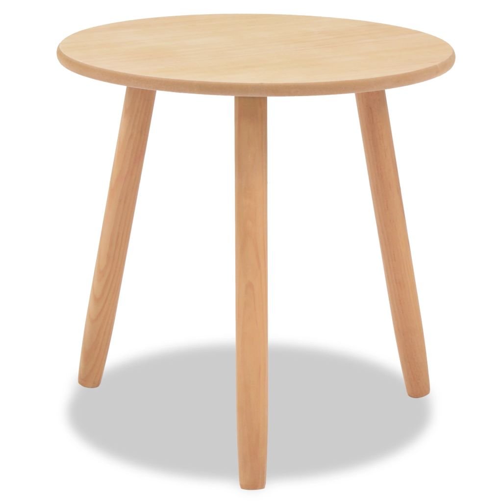 GOTOP Solid Wood Side Table - Eco-Friendly End Table for Living Room, Bedroom, Office - Perfect for Coffee, Books, and Decor