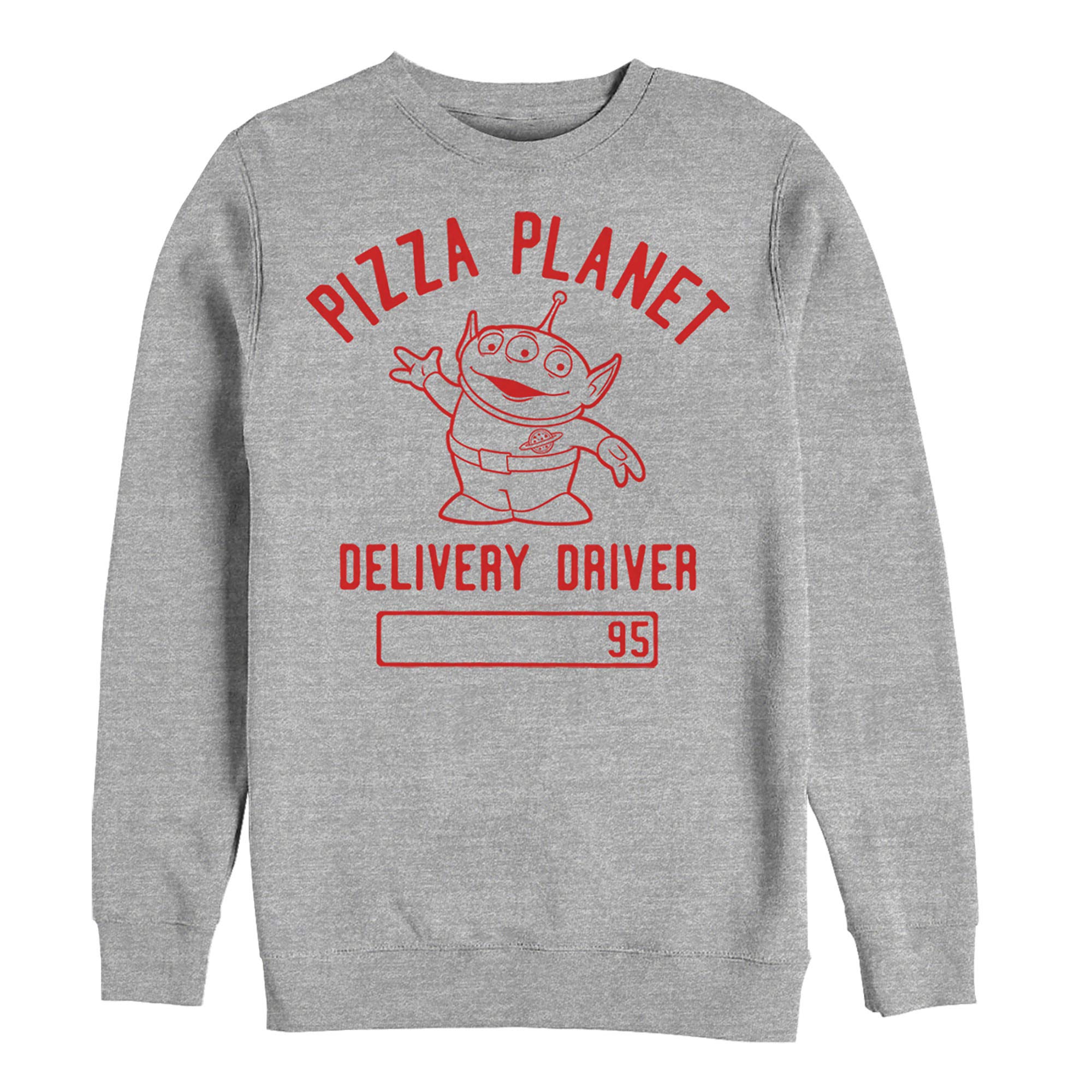 Men's Toy Story Pizza Planet Delivery Driver Sweatshirt - Official Disney Merchandise - Comfortable Pullover Hoodie for Fans, Cosplay & Movie Nights