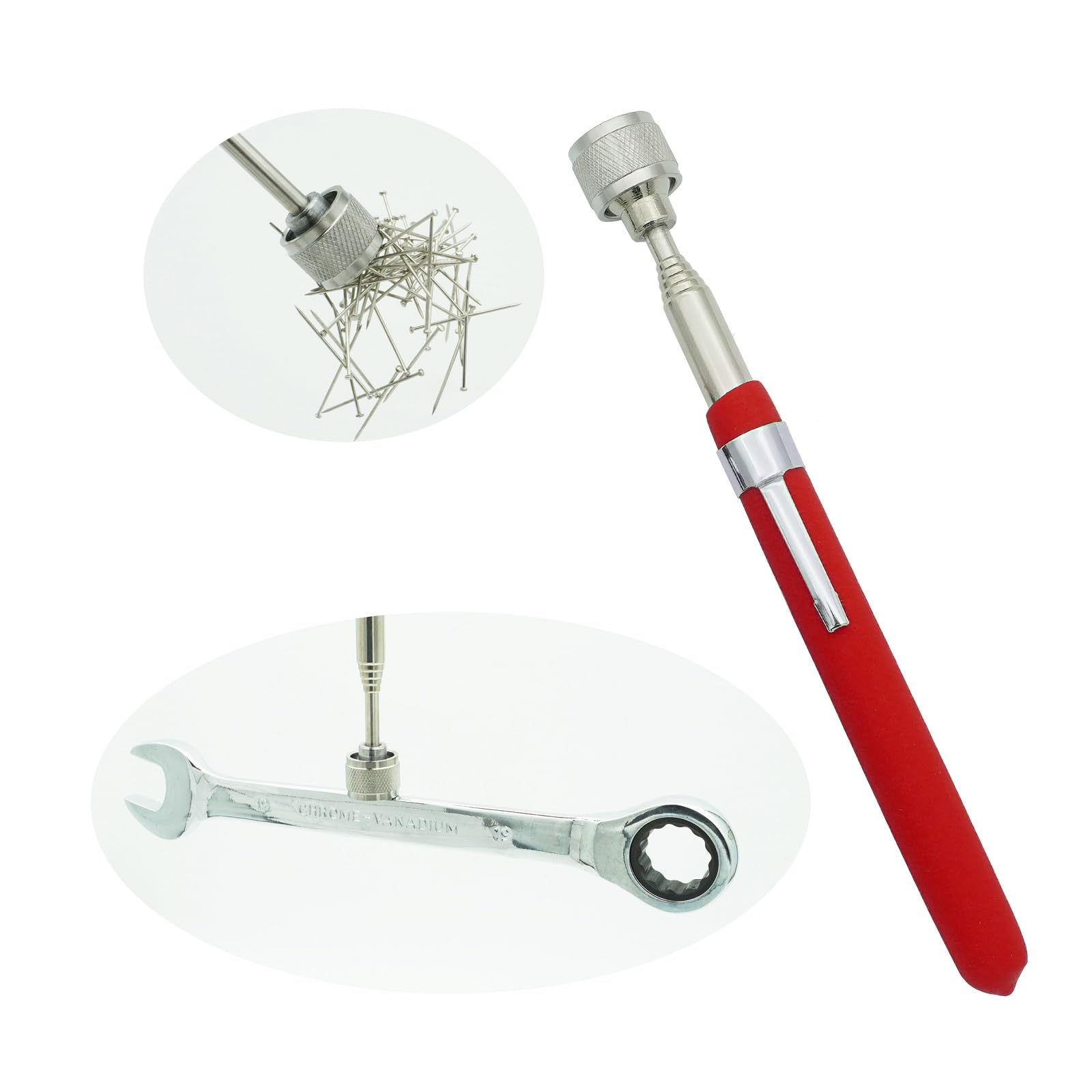 Telescopic Magnetic Pickup Tool Set - 10LB Magnet Pickup (30