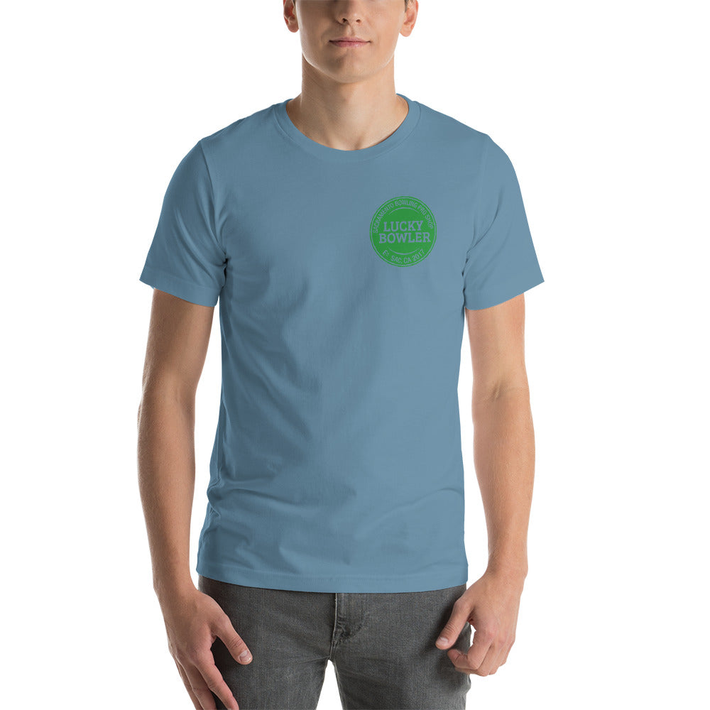 2020 Vintage Lucky Bowler T-Shirt for Men - Soft Cotton Graphic Tee with Retro Design - Perfect for Casual Wear, Bowling Nights & Street Fashion