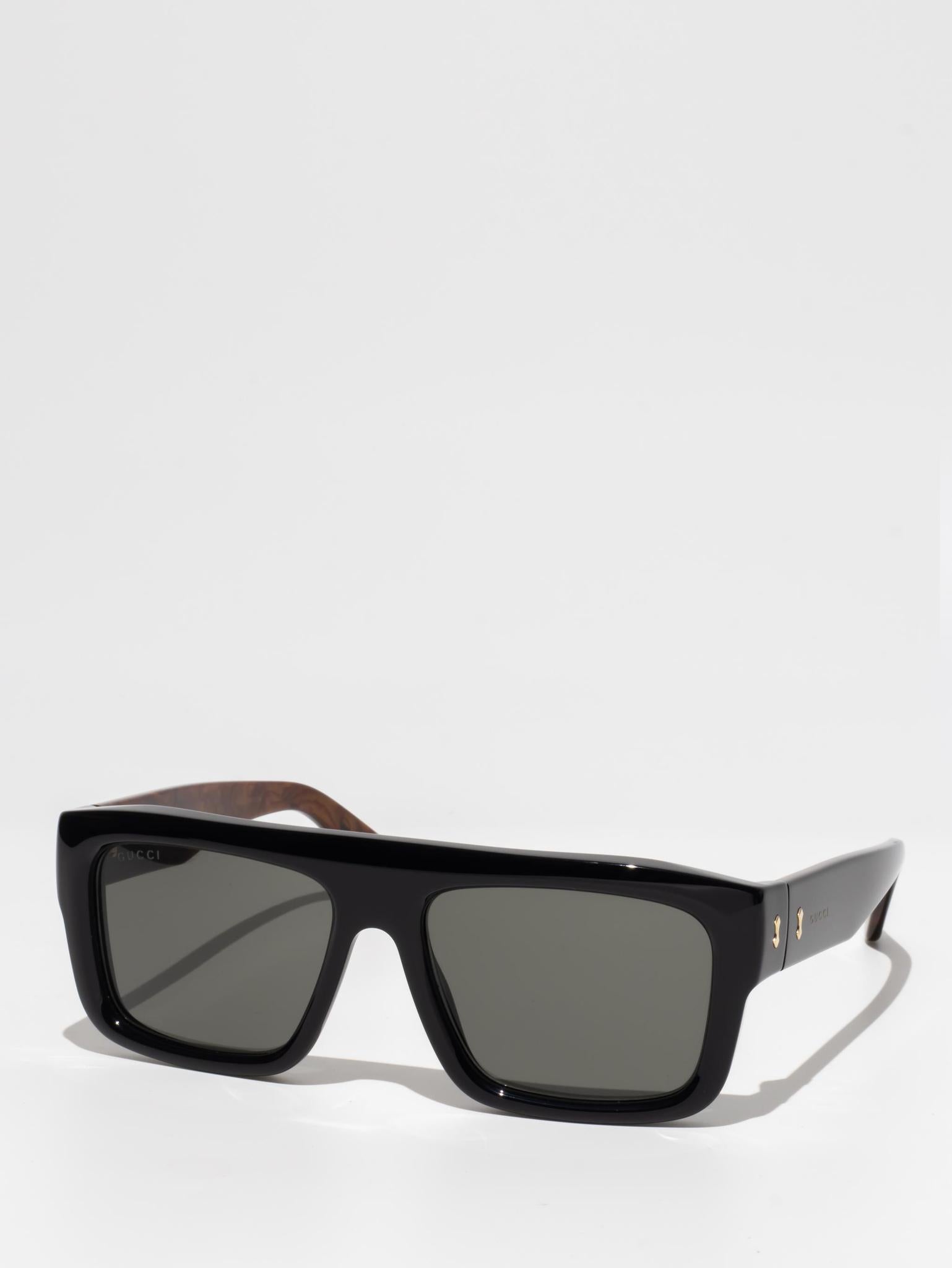 GUCCI GG1461S 001 Black Sunglasses for Women - Luxury Designer Shades with UV Protection - Perfect for Outdoor, Beach, and Fashion Accessories