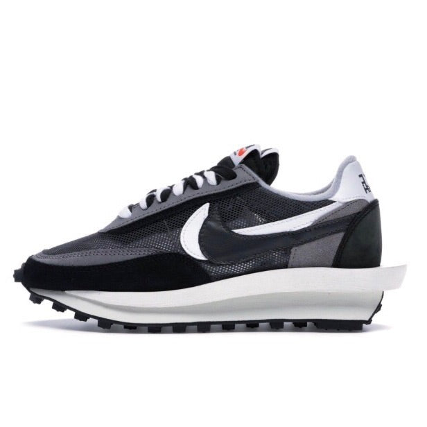 Sacai x Nike LD Waffle Sneakers - Black Anthracite White - Men's Fashion Running Shoes for Streetwear & Casual Wear