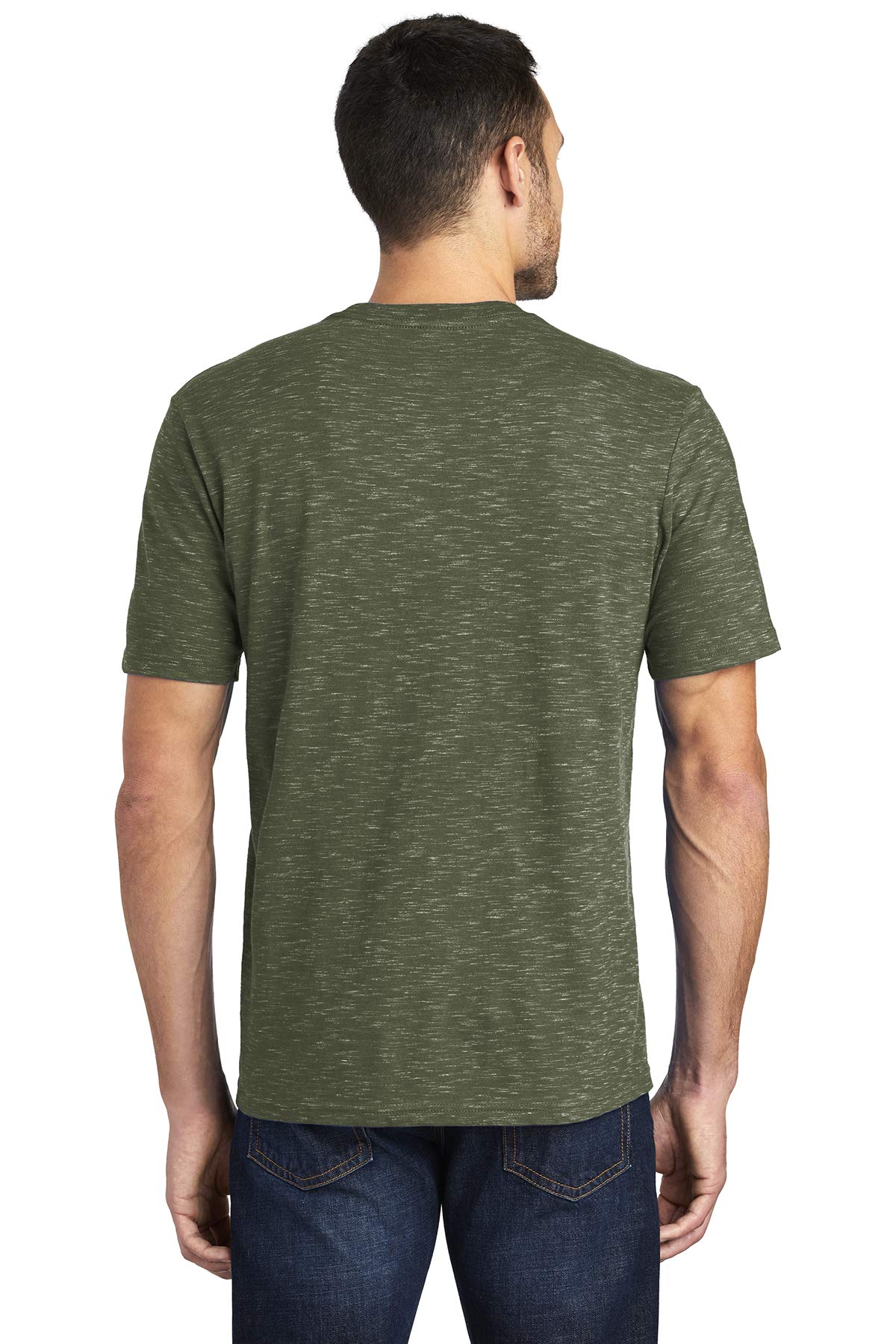 District Men's Medal Tear-Away Label T-Shirts - Comfortable Casual Tees for Everyday Wear, Gym, and Sports Activities