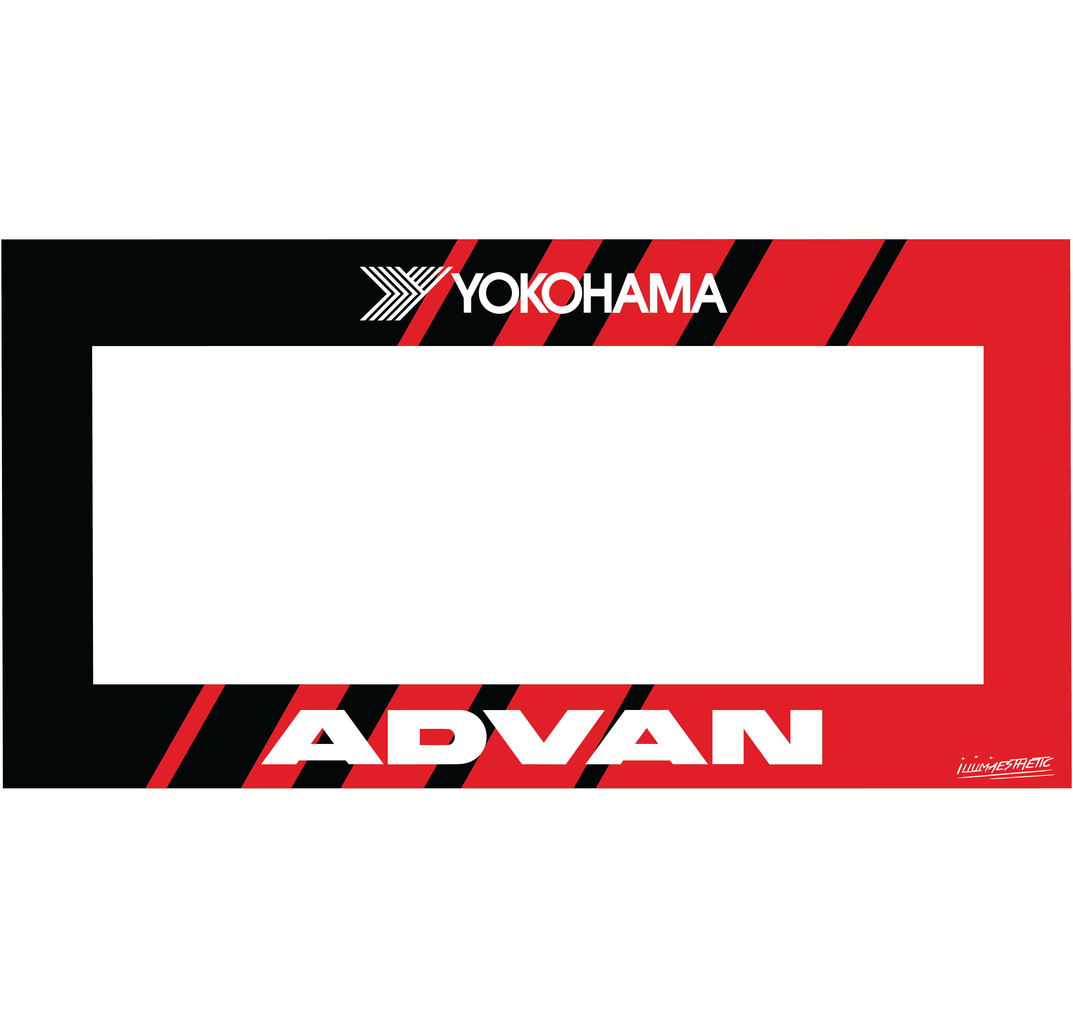 Illumaesthetic Custom Livery License Plate Frames - Personalized Car Accessories for Unique Style | Perfect for Car Enthusiasts & Vehicle Customization