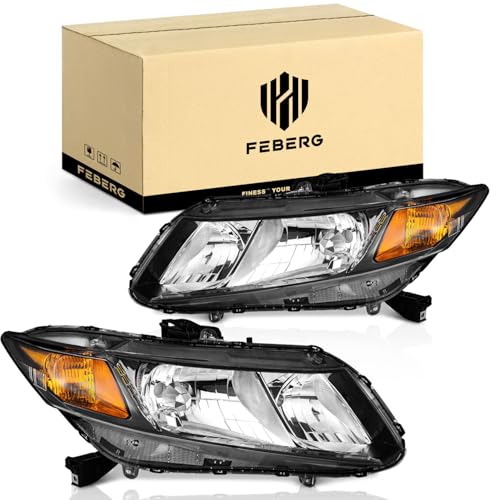 Clear Lens I Black Housing I Amber Reflector
