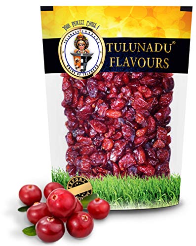 Organic Sweet Sliced Dried Cranberries 1kg - Non-GMO, Vegan, Healthy Snack - High in Antioxidants - Hygienically Packed - Perfect for Baking, Salads & On-the-Go Snacking