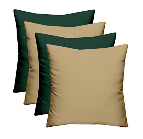 Tan + Hunter Green