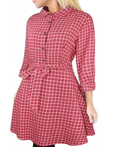 A-red Blue Plaid