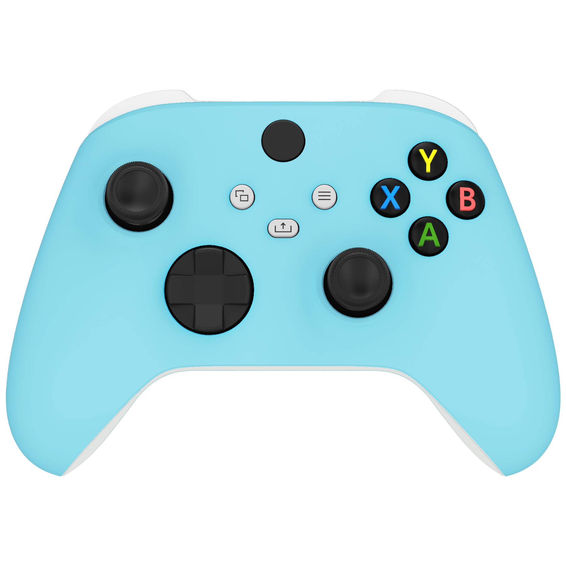 eXtremeRate Custom Xbox Series X & S Controller Shell - Personalized Upgrade Replacement Faceplate Cover in Heaven Blue (Controller Not Included) - Perfect for Gaming, Streaming & Competitive Play