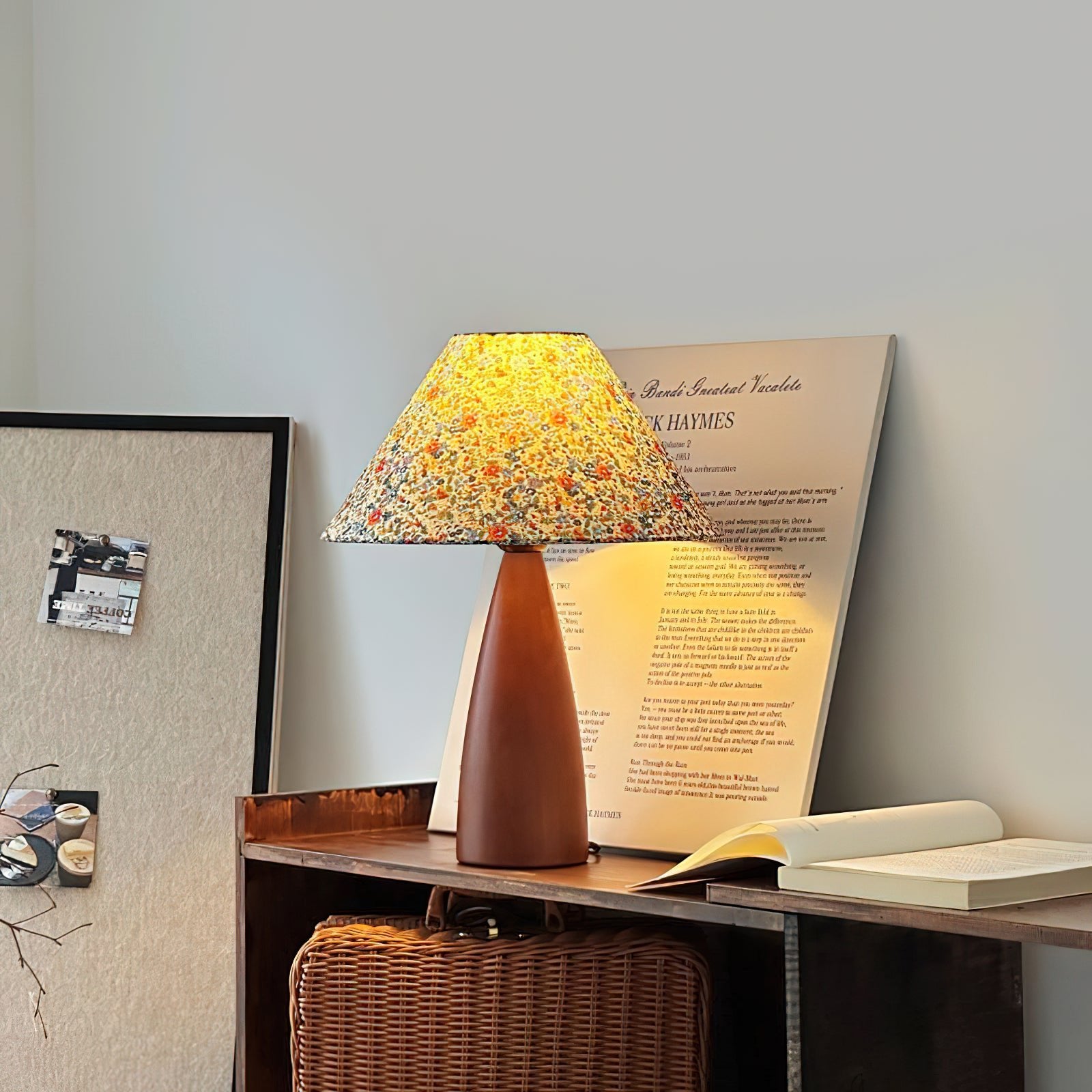 Amelia Blossom Table Lamp - Modern Floral Design Bedside & Desk Light for Home Office Decor | Perfect for Bedroom, Living Room & Study