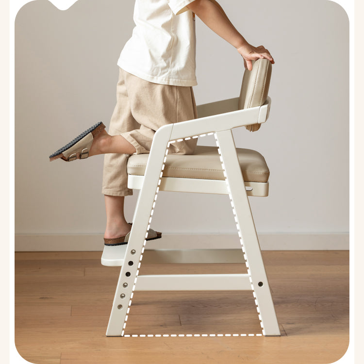 Birch Solid Wood Kids Cream Lift Chair - Comfortable & Stylish for Bedroom, Nursery, or Playroom