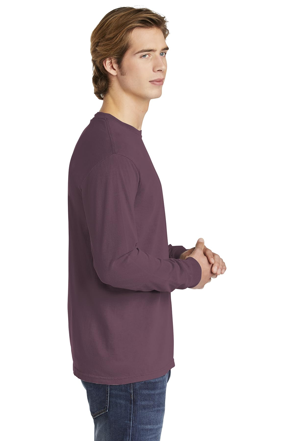 Comfort Colors Men's Long Sleeve T-Shirt | Style 6014 | Soft Cotton Crewneck Tee for Casual Wear & Everyday Comfort