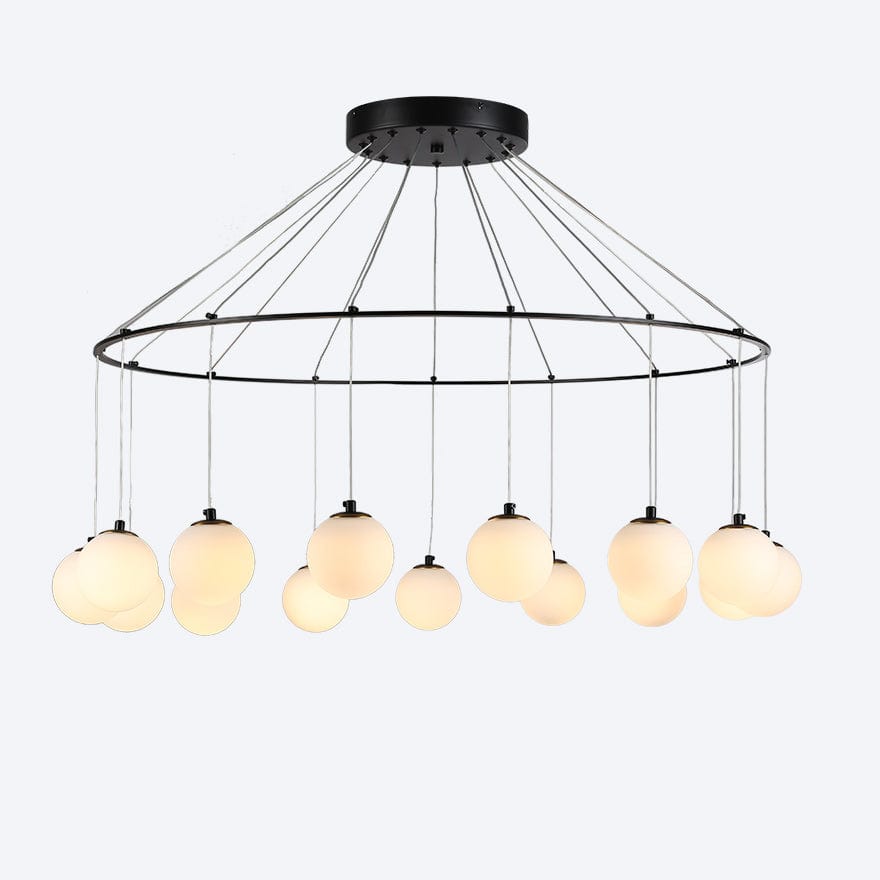 ZORO 15-Inch Round LED Pendant Light with Dimmable Function - Perfect for Kitchen Island, Dining Room, and Modern Home Lighting