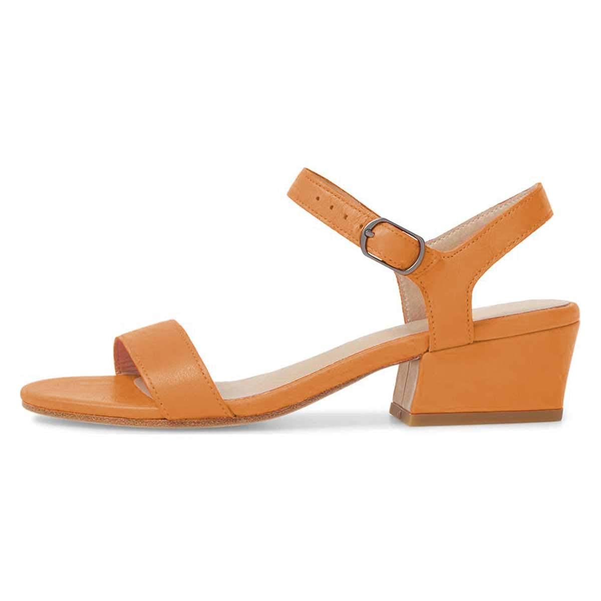 YDN Women's Open Toe Ankle Strap Chunky Block Heel Sandals - Comfortable Low Heel Dress Shoes for Summer, Beach, Wedding & Casual Outfits