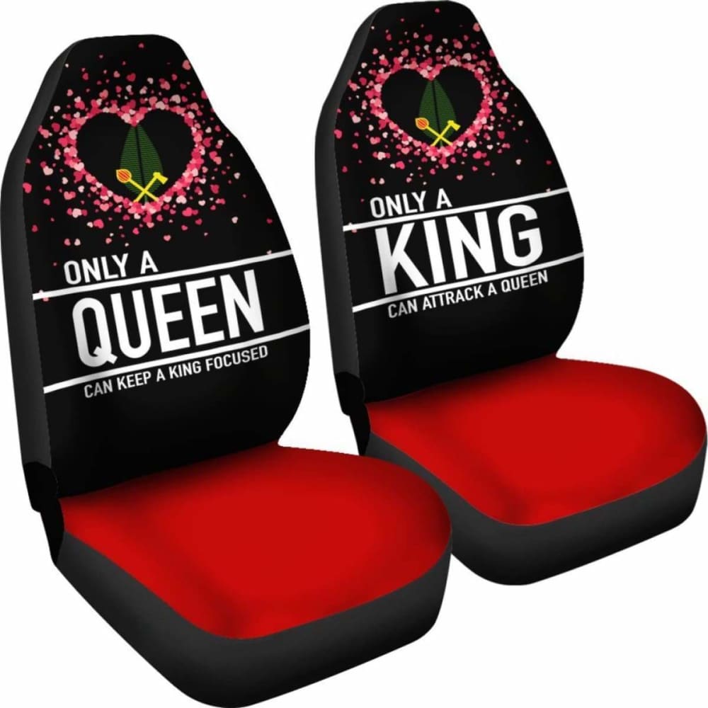 Alo Wallis and Futuna Car Seat Covers - Valentine's Day Couple Gift Set (2-Piece) | Waterproof & Universal Fit for Cars, SUVs, Trucks | Perfect Romantic Gift for Anniversaries and Date Nights