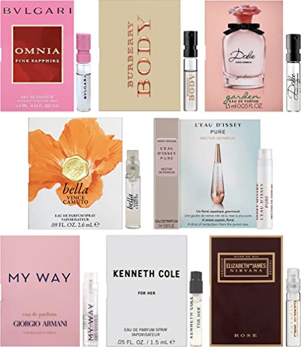 Luxury Women's Perfume Sampler Set - 8 Premium Designer Fragrance Vials (Set A) | Perfect for Travel, Gifts & Everyday Wear | High-End Perfume Collection for Women