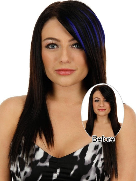 Clip In Side Bang Hair Extensions | Natural Looking Fake Bangs for Women | Perfect for Cosplay, Costume Parties & Everyday Styling