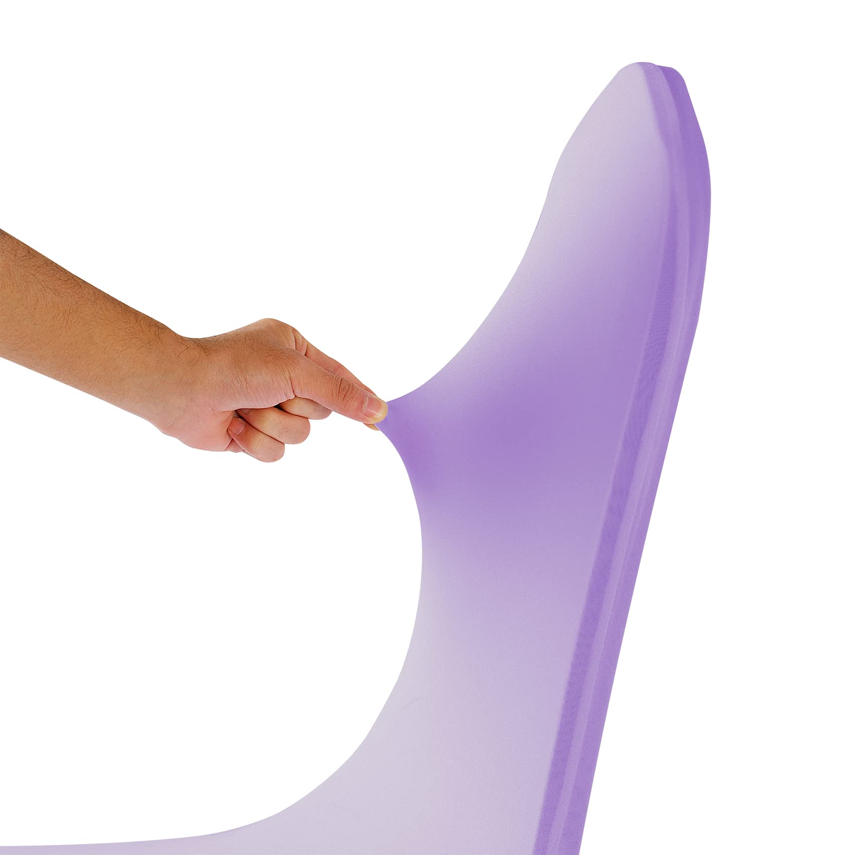 12PCS Spandex Stretch Chair Covers - Washable & Removable Elastic Dining Chair Slipcovers for Living Room, Party, Banquet, Wedding Events - Lavender (Perfect for Home Decor, Hotel, Restaurant & Event Setup)