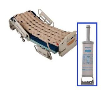 Waffle Econo Extended Care Plus Mattress Overlay with Pump 76x34x3 Inches - Pressure Relief for Hospital Beds, Home Care & Elderly Patients