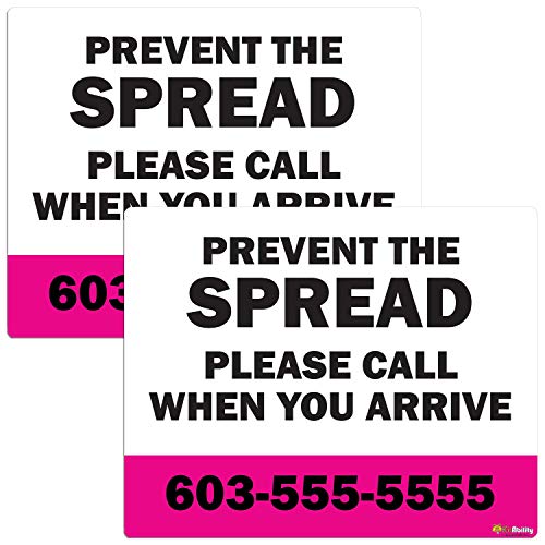 Prevent Spread - Call Number, Pink