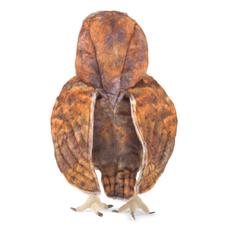 Folkmanis Barn Owl Hand Puppet - Realistic & Interactive Toy for Kids, Storytelling, and Educational Play