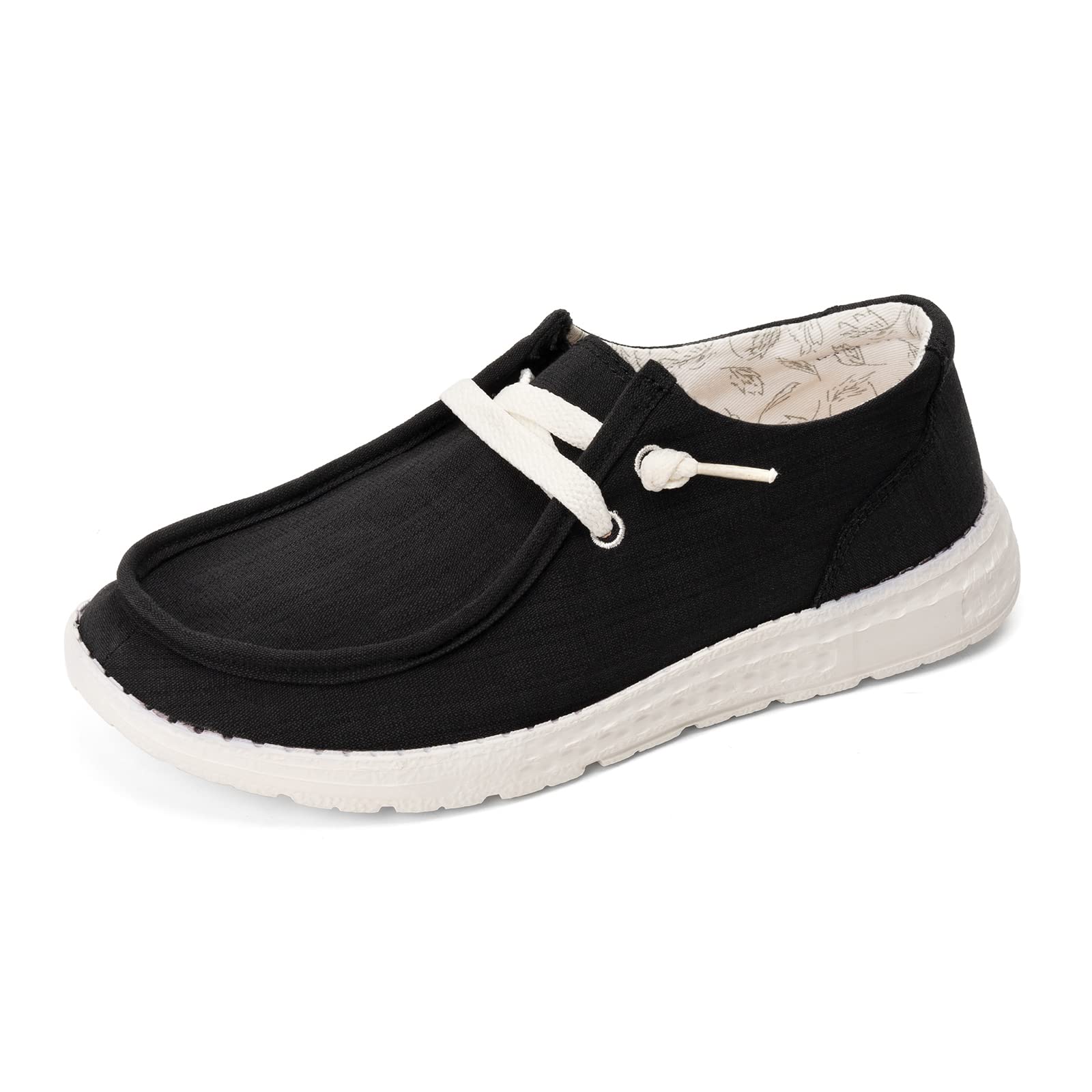 BENEKER Women's Slip-On Loafers - Comfortable Casual Boat Shoes for Walking | Breathable Canvas Sneakers | Perfect for Work, Travel & Everyday Wear