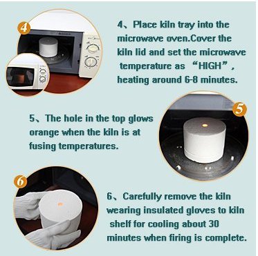 Professional Large Microwave Kiln Kit - 14pcs DIY Jewelry & Glass Fusing Kit for Beginners & Artists | Perfect for Glass Melting, Ceramic Firing & Creative Crafts at Home or Studio